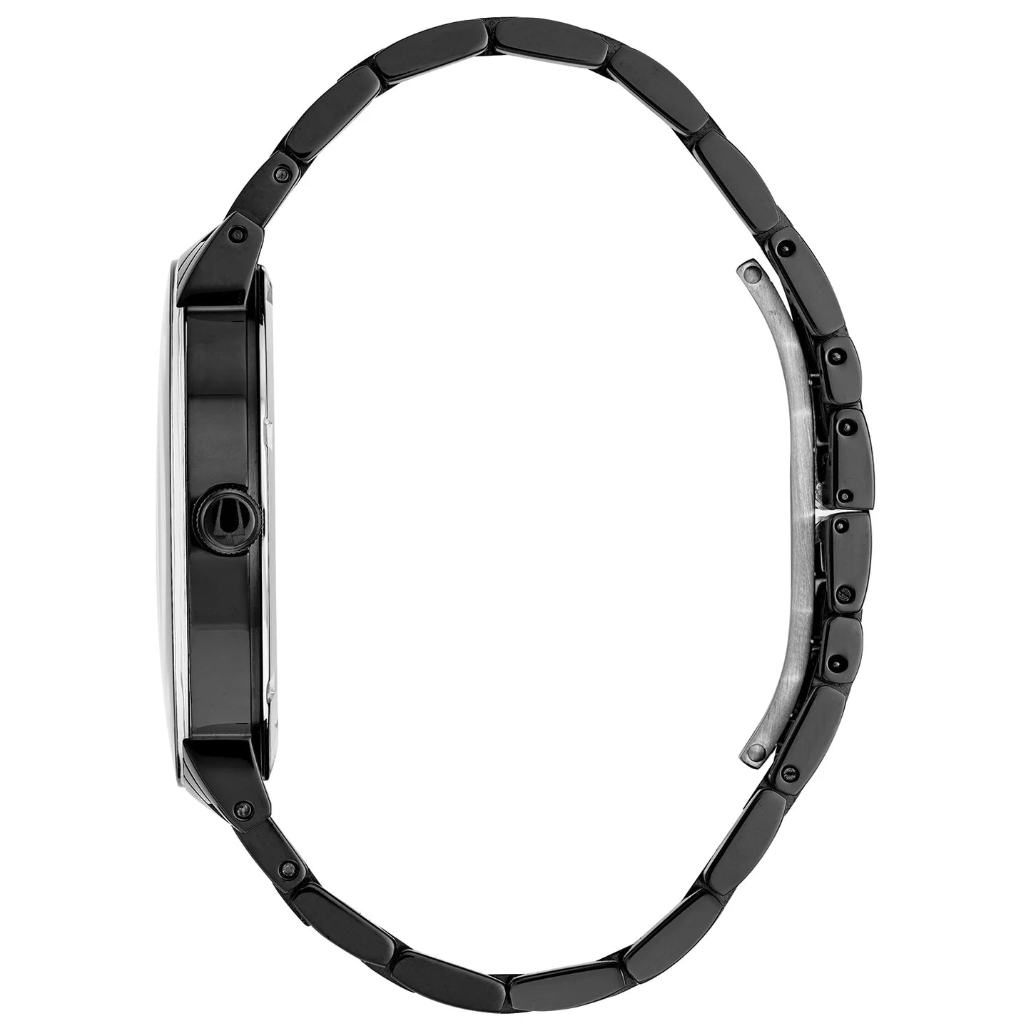 Men'S Black Ion Modern Diamond Watch 98D144