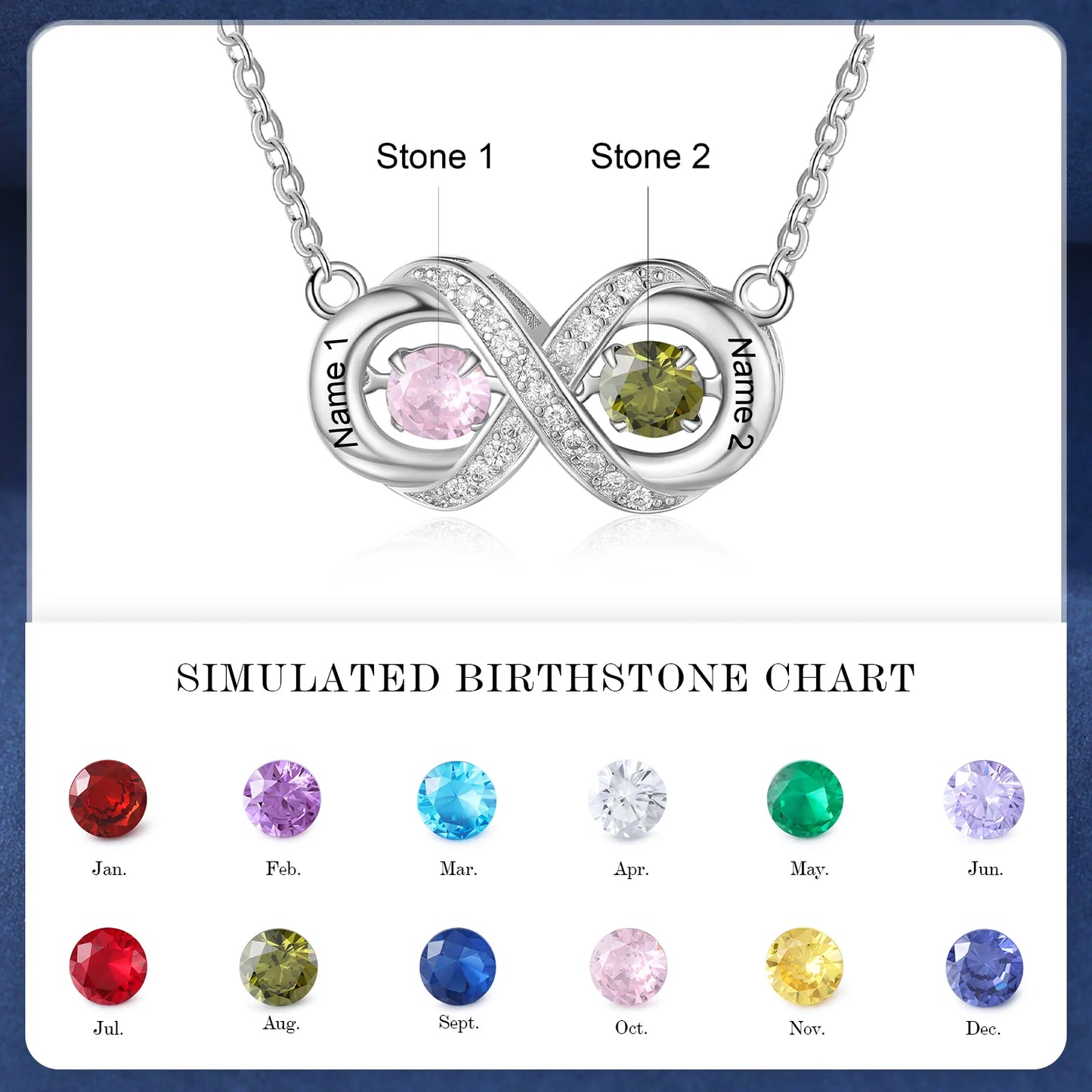 Custom Name Infinity Necklace