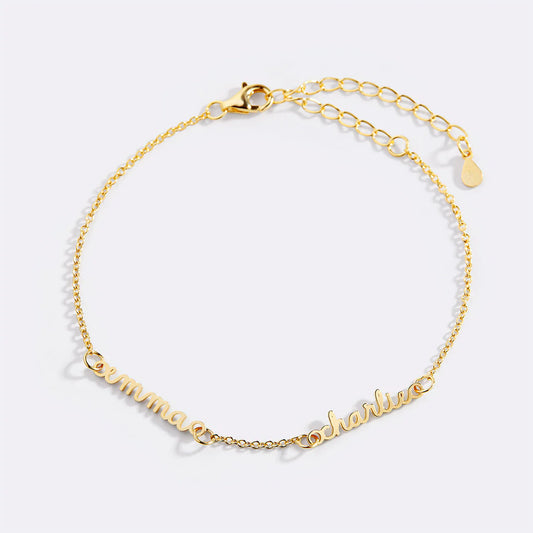 Stella Dainty Multiple Name Bracelet
