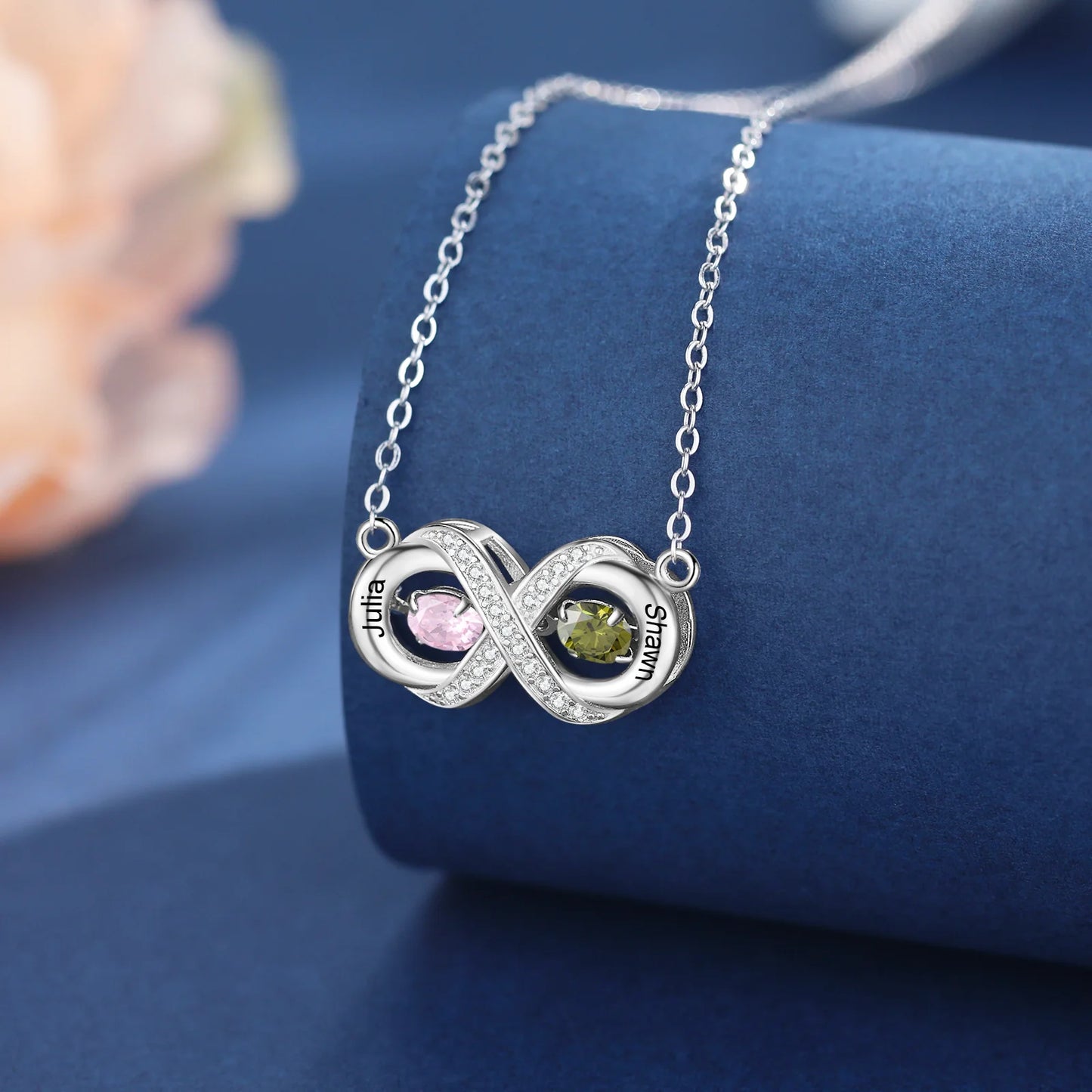 Custom Name Infinity Necklace