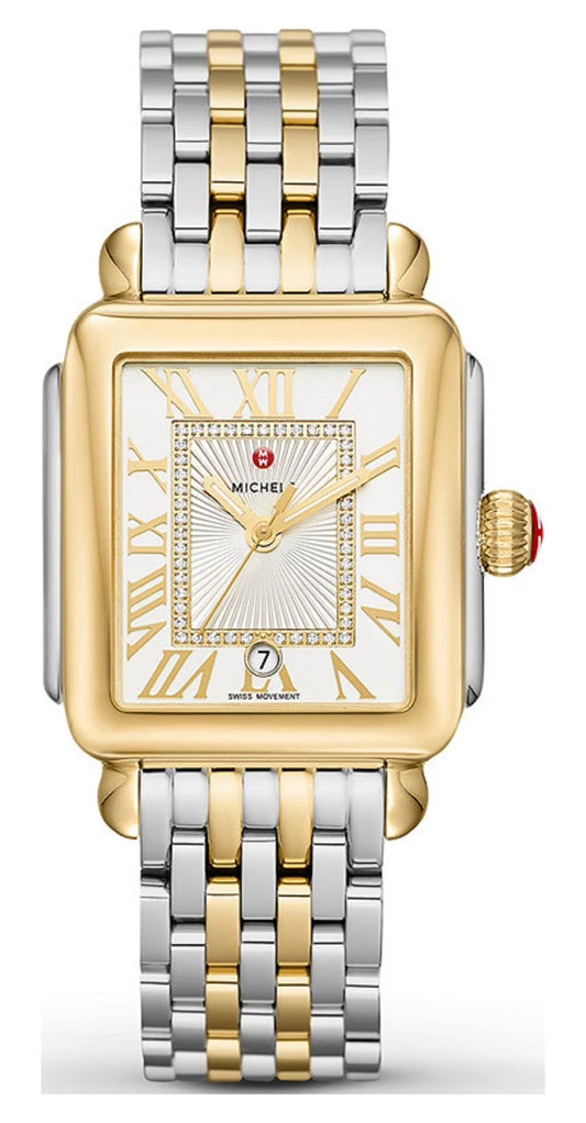 Women'S Deco Madison Diamond Two-Toned 33Mm Watch MWW06T000147